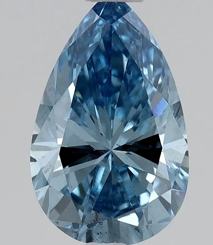 Pear 0.61cts Fancy Blue VS2
